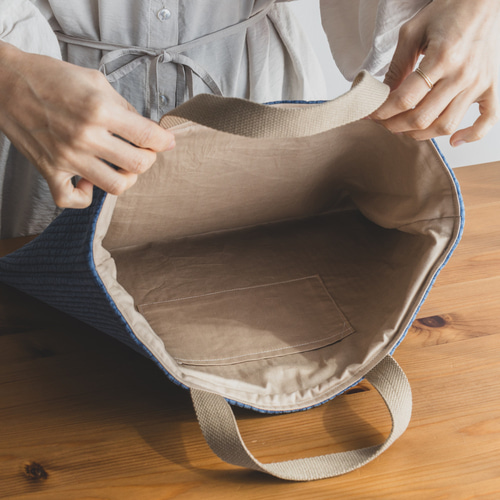 特集掲載 はたらくくるま 入学入園グッズ ブルー 名入れ ヌビバッグ