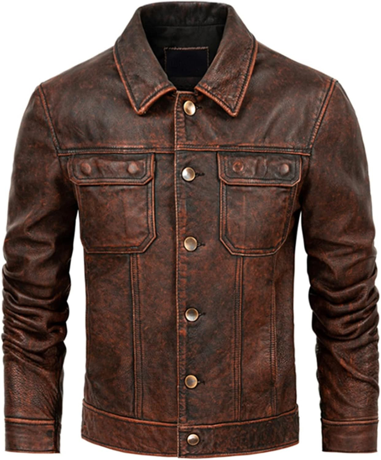 牛革アンティークライトワックスジャケット Cow Leather Antique Light Wax Jacket