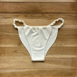 【生成り】ふんどしぱんつ　ヘンプ　オーガニックコットン　ユニセックス　天然素材　ゴム　ヒモ　フェムケア　しめつけない　 2枚目の画像