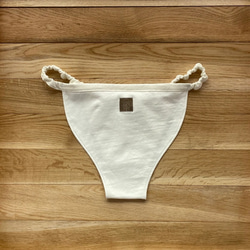 【生成り】ふんどしぱんつ　ヘンプ　オーガニックコットン　ユニセックス　天然素材　ゴム　ヒモ　フェムケア　しめつけない　 8枚目の画像