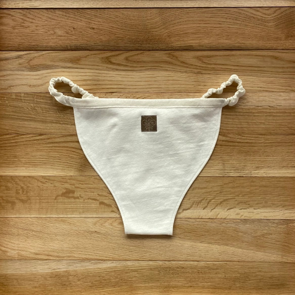 【生成り】ふんどしぱんつ　ヘンプ　オーガニックコットン　ユニセックス　天然素材　ゴム　ヒモ　フェムケア　しめつけない　 8枚目の画像