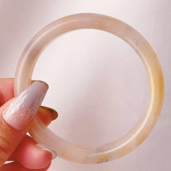 新入荷】天然石 舎太玉バングル 内モンゴル産 内径約60.8mm バングル