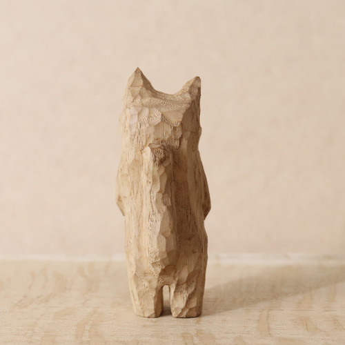【レア美品】仔猫 子猫 長納魚竹 長納魚丈 彫刻 ネコ置物 箱あり 送料込み r_q965_3.jpg