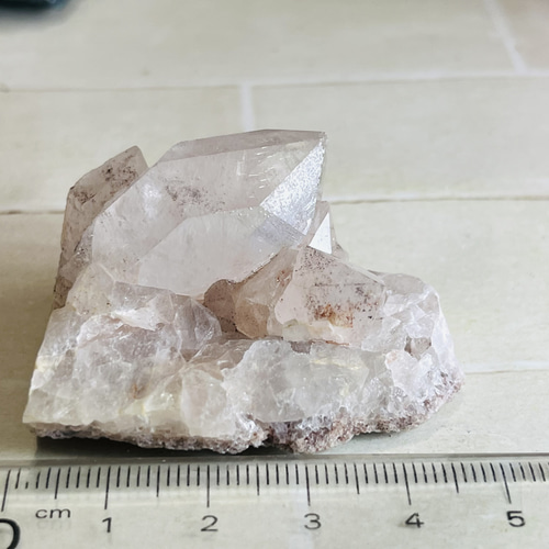 レコードキーパー　ヒマラヤ✨ マニカラン産　ピンク水晶  原石　クラスター レコードキーパー ヒマラヤ マニカラン産 ピンク水晶 原石