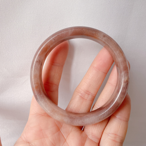 新入荷】天然石 舎太玉バングル 内モンゴル産 内径約57.1mm バングル