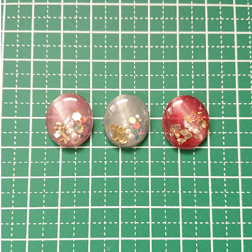 きらめきカボション☆10個 w6 マグネットジェル/カラージェル/ボタン変更可 きらめきカボション☆10個 w5 マグネットジェル/マグネット