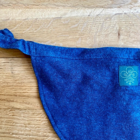 自分好みにアレンジ【藍染め】草木染めふんどしぱんつ　オーガニックコットン　ヘンプ　ユニセックス　フェムケア　Indigo 7枚目の画像