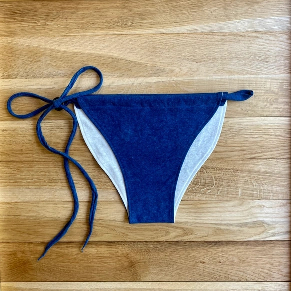 自分好みにアレンジ【藍染め】草木染めふんどしぱんつ　オーガニックコットン　ヘンプ　ユニセックス　フェムケア　Indigo 10枚目の画像