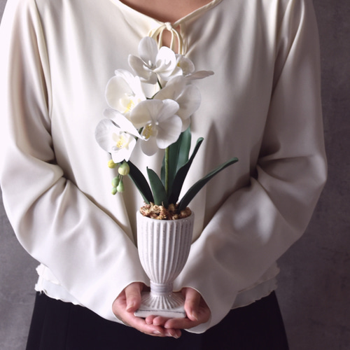 ◇粘土のお花◇ ミニ胡蝶蘭 K1103-1 アートフラワー Old-Fantasy 通販