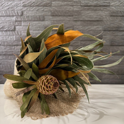 ドライグリーンスワッグ【ユーカリ・ブルーブッシュ・サンカクバ