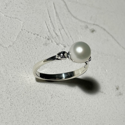 蛇と真珠の指輪（H-014) 指輪・リング Hourokudo 通販 18728101