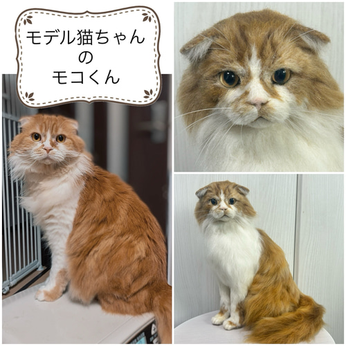 羊毛フェルトオーダー】うちの子オーダー、羊毛フェルト 猫