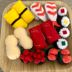フェルト・おままごとお寿司セット。 おもちゃ・人形 tomo 通販