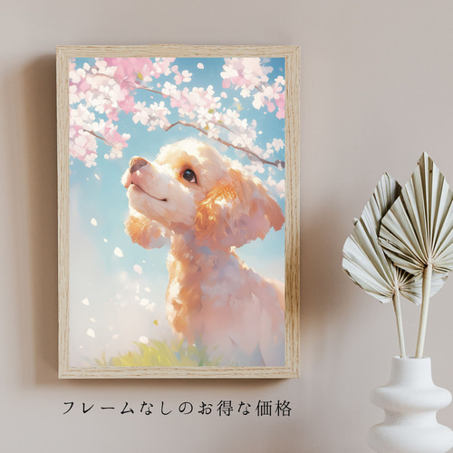 アル✨春爛漫[トイ•プードルファミリーのお花見] 豆柴の春ちゃん | 𖤣𖥧𖥣𖡡𖥧𖤣 母の日💐 春ちゃんとお兄ちゃん
