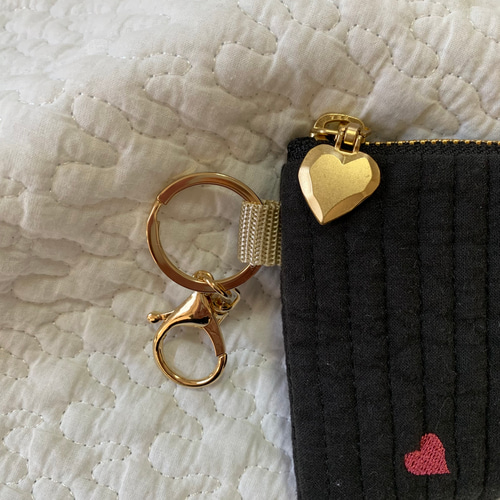 専用ページ　刺繍ヌビの双子ポーチ　キーケース mini heart nubiが選べる コインケース H9W12.5 ヌビ イブル