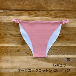 自分好みにアレンジ【あかね染め】草木染めふんどしパンツ　オーガニックコットン　ヘンプ　ゴム　紐　フェムケア　温活 15枚目の画像