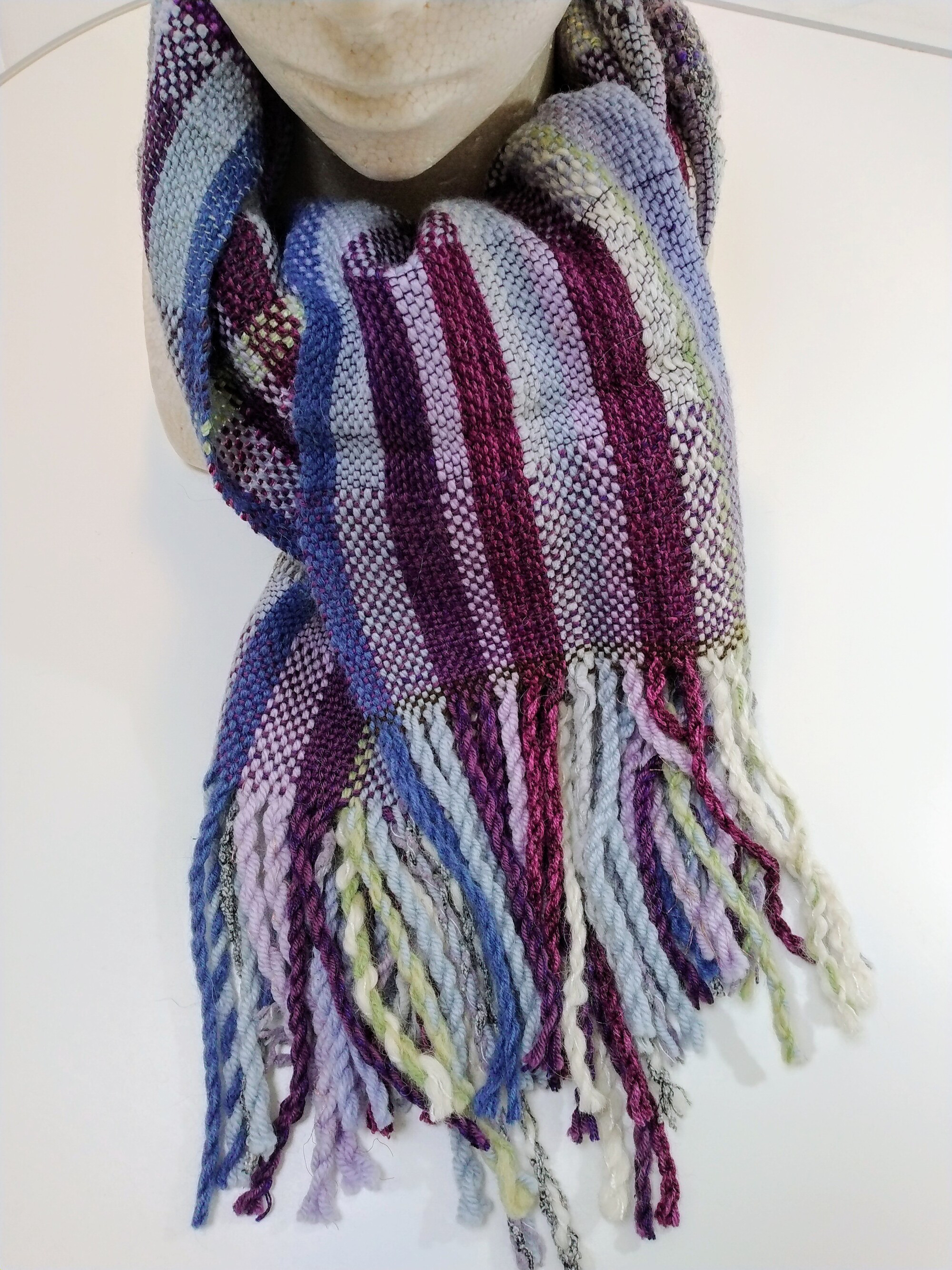 強撚糸織シリーズ 5 パープルグレー