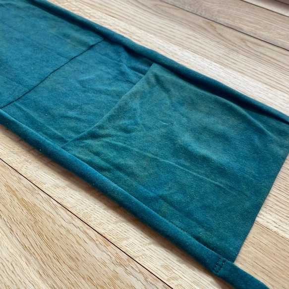 【藍、槐】草木染めブラ　オーガニックコットン　femcare　しめつけない　綿　ブラ　ヨガ　リラックス　見えてもかわいい 6枚目の画像