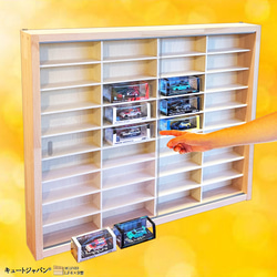 ミニカー収納 アクリル障子(扉)付 36マス INNO Models YM MODEL