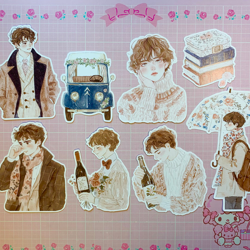 おすそ分けファイル　ローディットペーパーバッグ　紙もの素材　コラージュ　手帳デコ おすそ分けファイルローディットペーパーバッグ紙もの素材