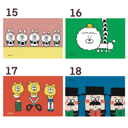 5枚セット　選べるイラストポストカード②【全10種類】 2枚目の画像