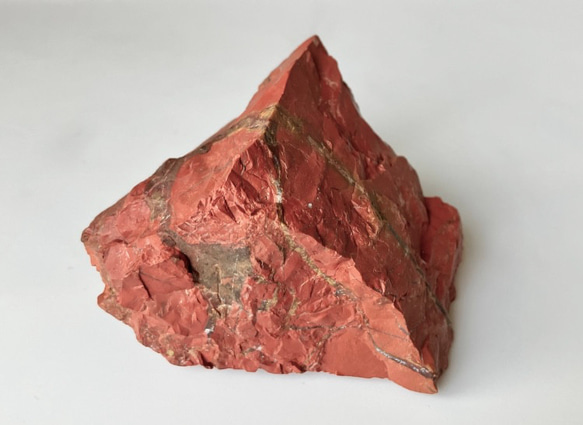 リアル佐渡赤玉石 原石 ② 赤碧玉 国産レッドジャスパー 天然石