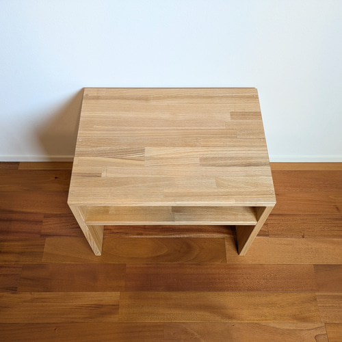 タモ集成材サイドテーブル】サイズオーダー可能 ソファテーブル/ロー