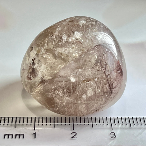 ラビットヘアー アンフィボール ルチル タンブル 原石 エンジェル