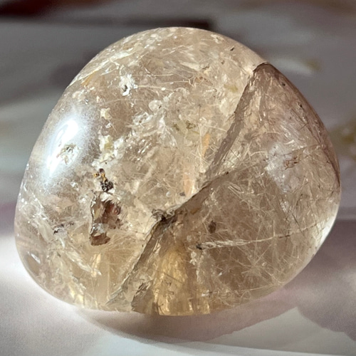 サンセット アンフィボール✨　ルチルクォーツ ポイント　ポリッシュ　原石 サンセット アンフィボール✨ ルチルクォーツ ポイント ポリッシュ