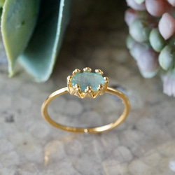 1月誕生石 再販 ツァボライト（グリーンガーネット） 7号