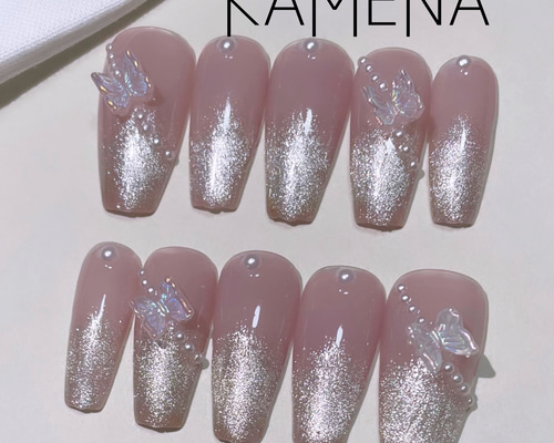 ネイルチップ ワンホンネイル 韓国ネイル マグネットネイル