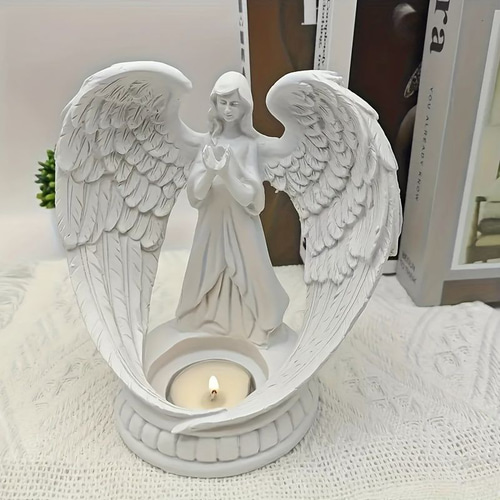 ろうそく立て キャンドルホルダー 天使 燭台 おしゃれ雑貨 結婚