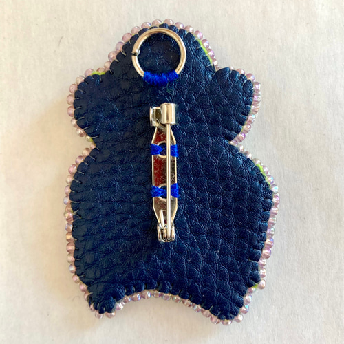 サルのオモチャのビーズ刺繍ブローチ ブローチ 粒屋 通販 18731204