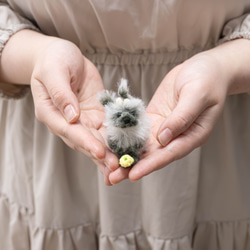 兎とチンチラのケモノ ぬいぐるみ アートドール ぬいぐるみ ケモノの子