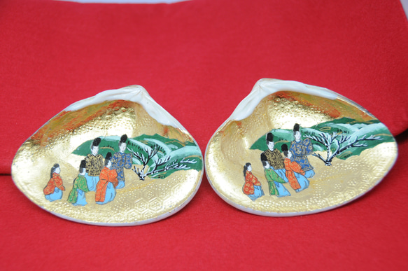 貝合わせ 源氏物語12番 須磨 その他インテリア雑貨 mieハンド