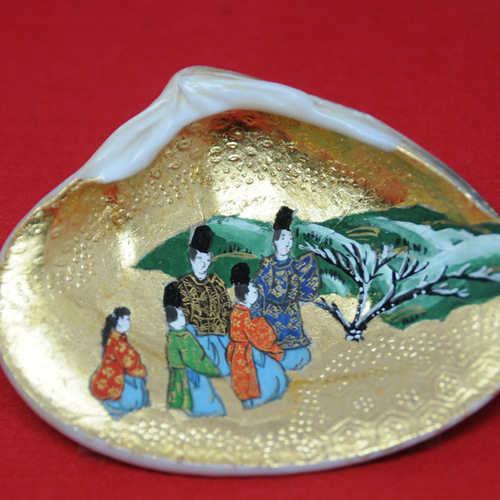 貝合わせ 源氏物語12番 須磨 その他インテリア雑貨 mieハンドクラフト