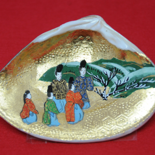 貝合わせ 源氏物語12番 須磨 その他インテリア雑貨 mieハンドクラフト