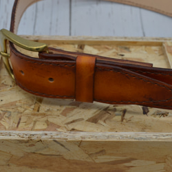 メンズベルト（茶色ぼかし） 3枚目の画像