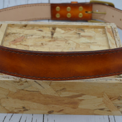 メンズベルト（茶色ぼかし） 5枚目の画像