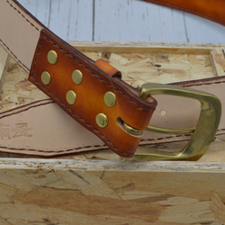 メンズベルト（茶色ぼかし） 8枚目の画像