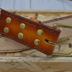 メンズベルト（茶色ぼかし） 10枚目の画像