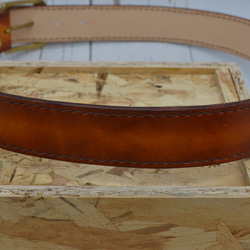 メンズベルト（茶色ぼかし） 4枚目の画像