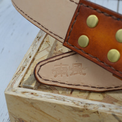 メンズベルト（茶色ぼかし） 9枚目の画像