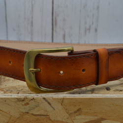 メンズベルト（茶色ぼかし） 1枚目の画像