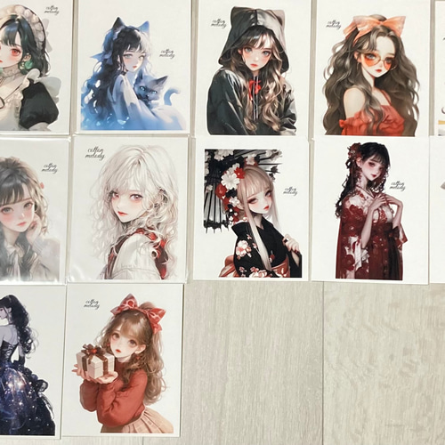 す*。様 cotton melody様 人物ステッカー まとめ売り 在庫処分 被 限定】cotton melody / cotton bag / 人物ステッカー オリジナル