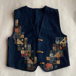 藍染め ベスト のおすすめ人気通販｜Creema(クリーマ) 国内最大の