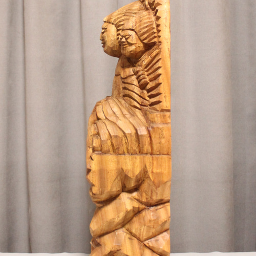 ☆現品限り☆両面宿儺（高さ：60cm:rs6105）仏像 円空仏 摸刻