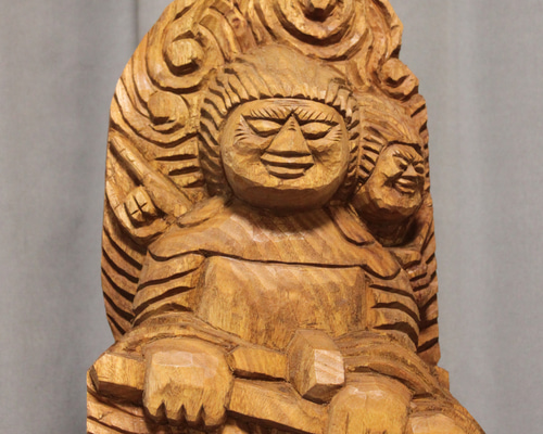 ☆現品限り☆両面宿儺(高さ:60cm:rs6105)仏像 円空仏 摸刻 ☆現品限り☆両面宿儺(高さ:60cm:rs6105)仏像 円空仏 摸刻
