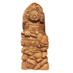 阿弥陀如来坐像（15cm an4020）仏像 円空仏 摸刻 木彫 彫刻 円空