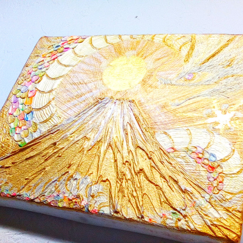 風水黄金絵画*金光虹輝 光昇龍~金富士~ドラゴン 虹龍 金龍 風水黄金絵画*金光虹輝 光昇龍~金富士~ドラゴン 虹龍 金龍